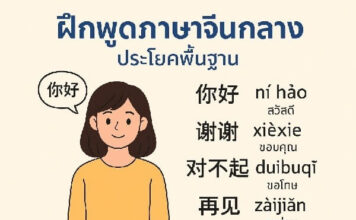 จะเริ่มฝึกพูดภาษาจีนกลางด้วยประโยคพื้นฐานอย่างไรให้ได้ผล? ฝึกพูดภาษาจีนกลาง ประโยคพื้นฐาน
